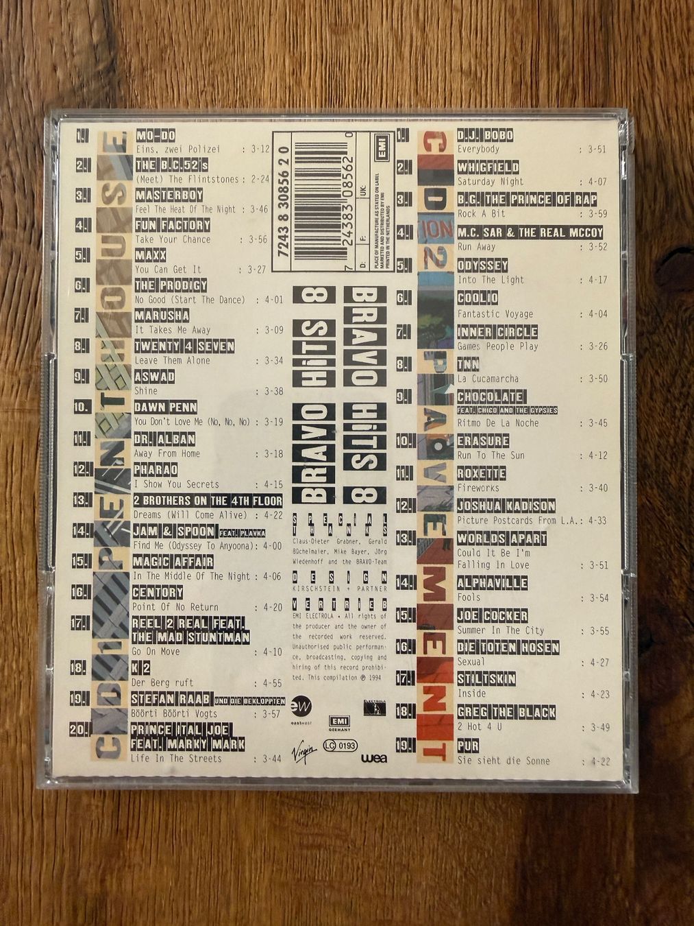 CD: Bravo Hits 8 (1994) – Usato da Zürich venduto da Gekuu 1