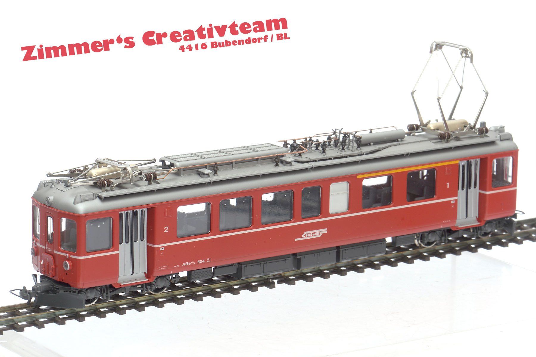 Bemo Modellini di ferrovie: BEMO RhB Triebwagen ABe 4/4, 1265 134, H0m, OVP – Usato da Bubendorf venduto da zimmers_creativteam
