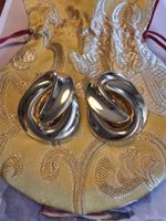 Vintage Christian Dior Goldknoten Clip Ohrringe 