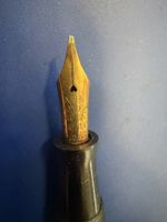 Füllfederhalter Luxor Monte Rosa Goldfeder schwarz gebraucht