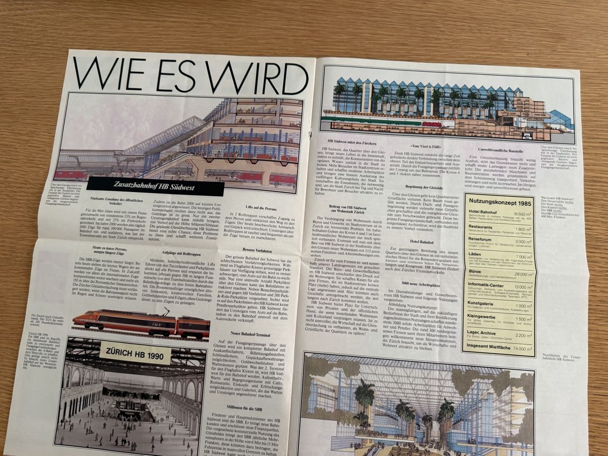 Riviste & Magazine: Bahnhofzeirung Zürich 1985 – Usato da Murgenthal venduto da Tina_4055 6