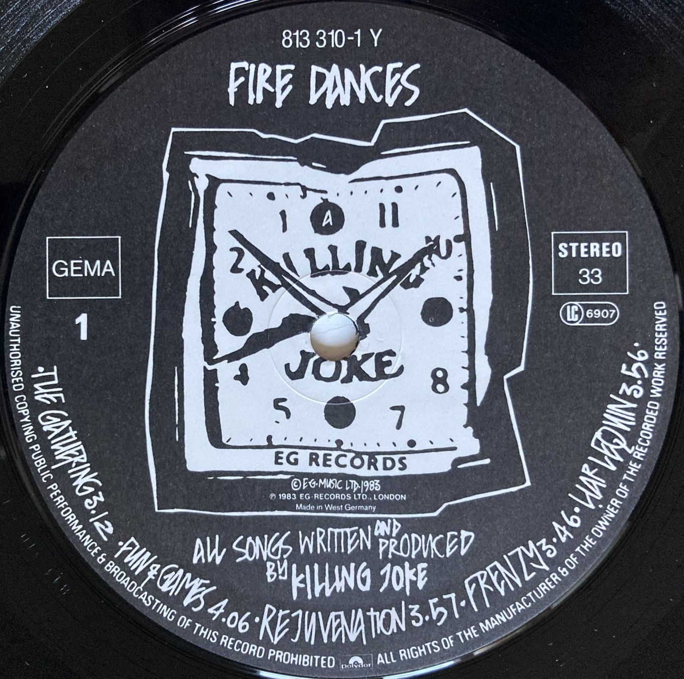 Dischi in vinile: KILLING JOKE - FIRE DANCES – Usato da Bottens venduto da hotter-than-hell 3
