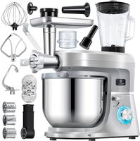 KESSER 3in1 Küchenmaschine Silber