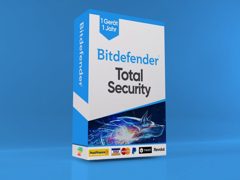 Bitdefender Total Security /1 Gerät/ 1 Jahr/Neu Kaufen auf Ricardo