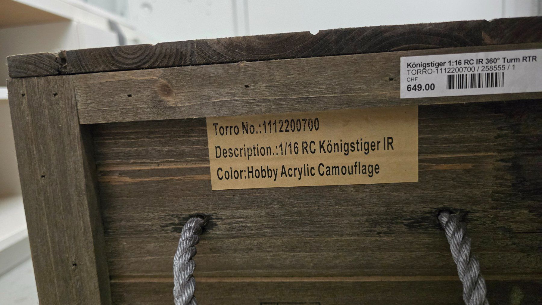 RC Königstiger II IR, Torro-Profi-Edition im Maßstab 1:16 (Gebraucht ...