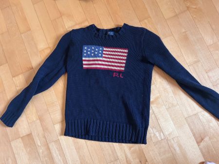 Ralph Lauren Pullover, USA Flagge, Gr. S