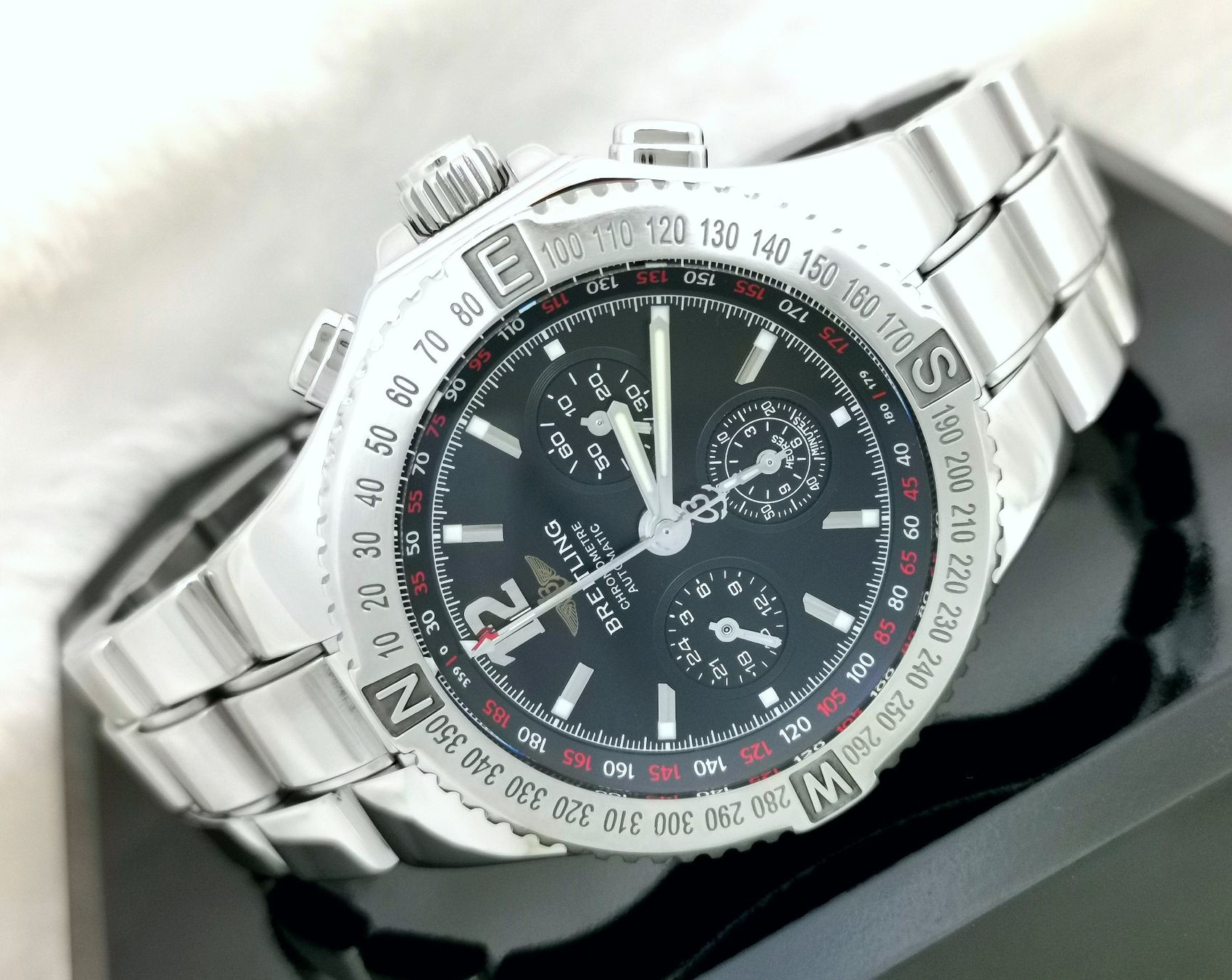 Breitling Orologi: Breitling Hercules neuwertig Full Set ref.A39362 – Nuovo (secondo la descrizione) da Nottwil venduto da Kaufen003 7