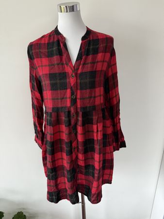 Zara Blusenkleid, Grösse S, Holzfäller Look, Top Zustand!