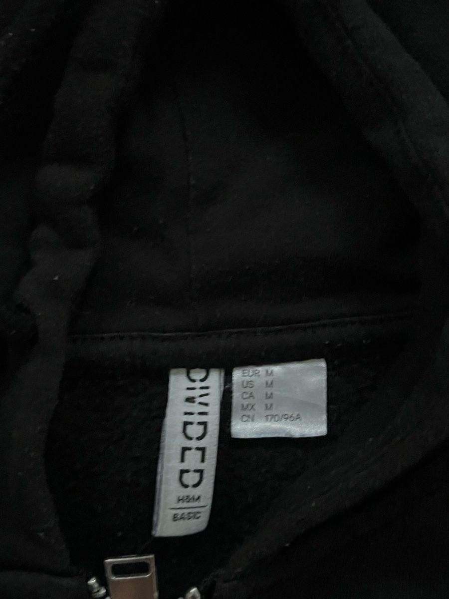 H&M Maglioni & Felpe: Felpa con zip H&M BASIC nera taglia M usato – Usato da Cadempino venduto da sar_2kkv 1