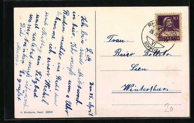 Cartoline postali: AK Rheinfelden, Sanatorium, 1931 – Usato da Berlin venduto da bartko-reher 1