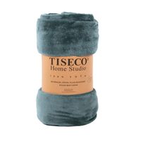 Kuschel Decke COSY Mikroflanell - 130x160cm - Blau