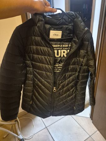 Damen Steppjacke s.Oliver schwarz Grösse 36 gebraucht