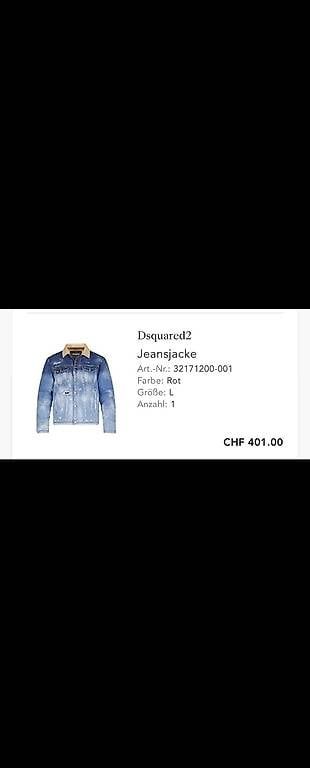 Giacche: Schöne Dsquared2 Jeansjacke L – Usato da Widnau venduto da hil_f6nj 2