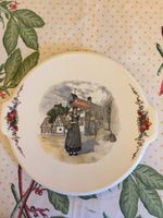 Plat ancien à gâteau provenant des Faienceries d'Obernai