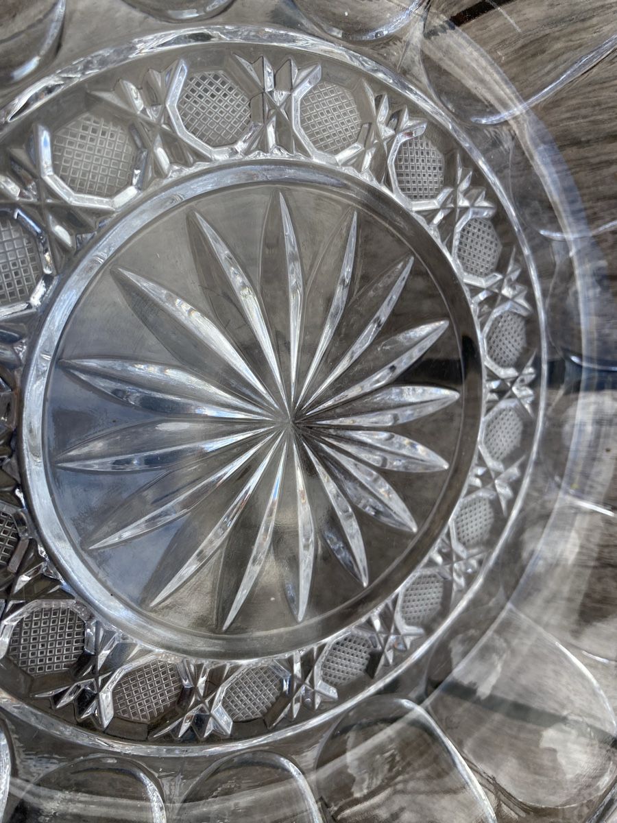 Ciotole: Kristallglasschale, Messing - Vintage – Usato da Glattbrugg venduto da Pischte.Brockenhaus 8