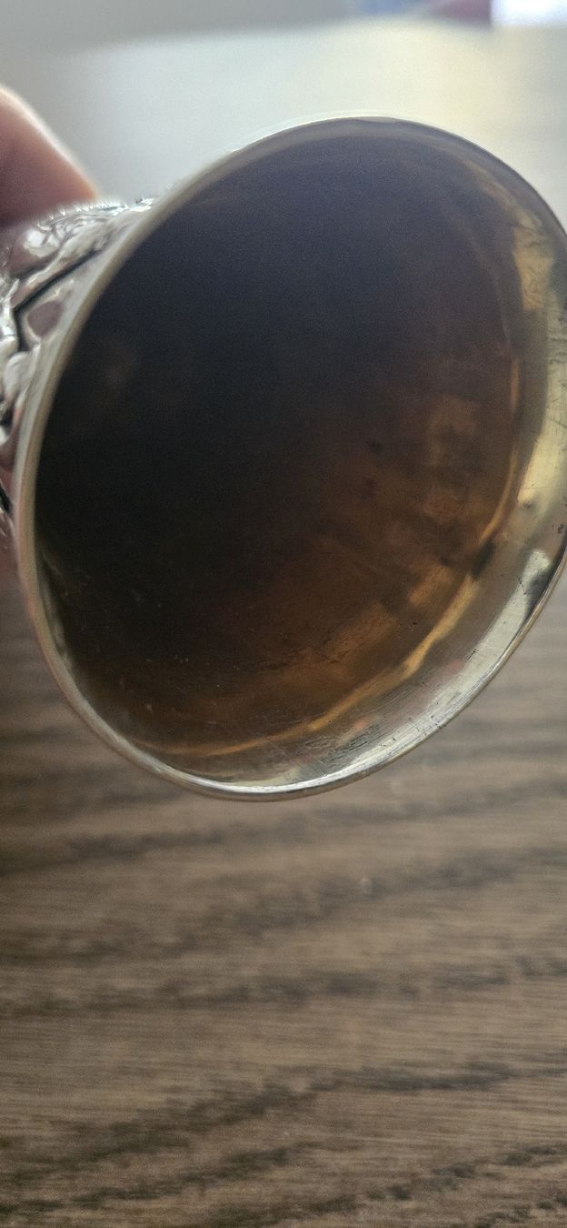 Tutte le decorazioni: Flûte argent 875 dorée Russie 19 eme – Usato da Martigny venduto da pivert03 6