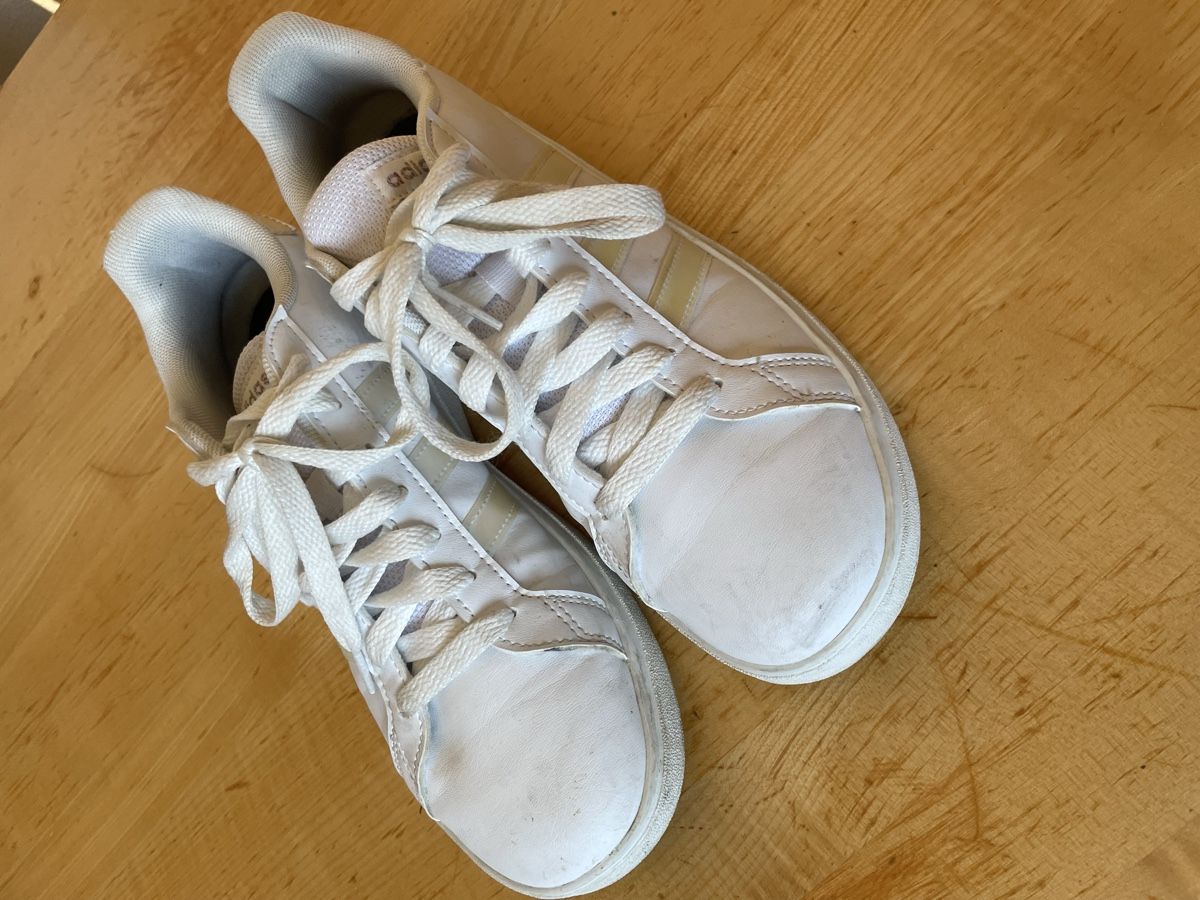 Adidas Scarpe per ragazze: Adidas Mädchen Sneaker Grösse 38 Weiss – Nuovo (secondo la descrizione) da Steinhausen venduto da Piaweber1943. 3