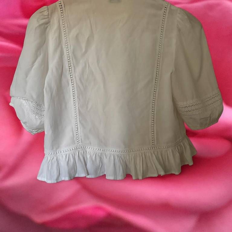 Pimkie Chemisiers: WEISSE BLUSE MIT SPITZE XS – D'occasion à Bern par shiggyy 2