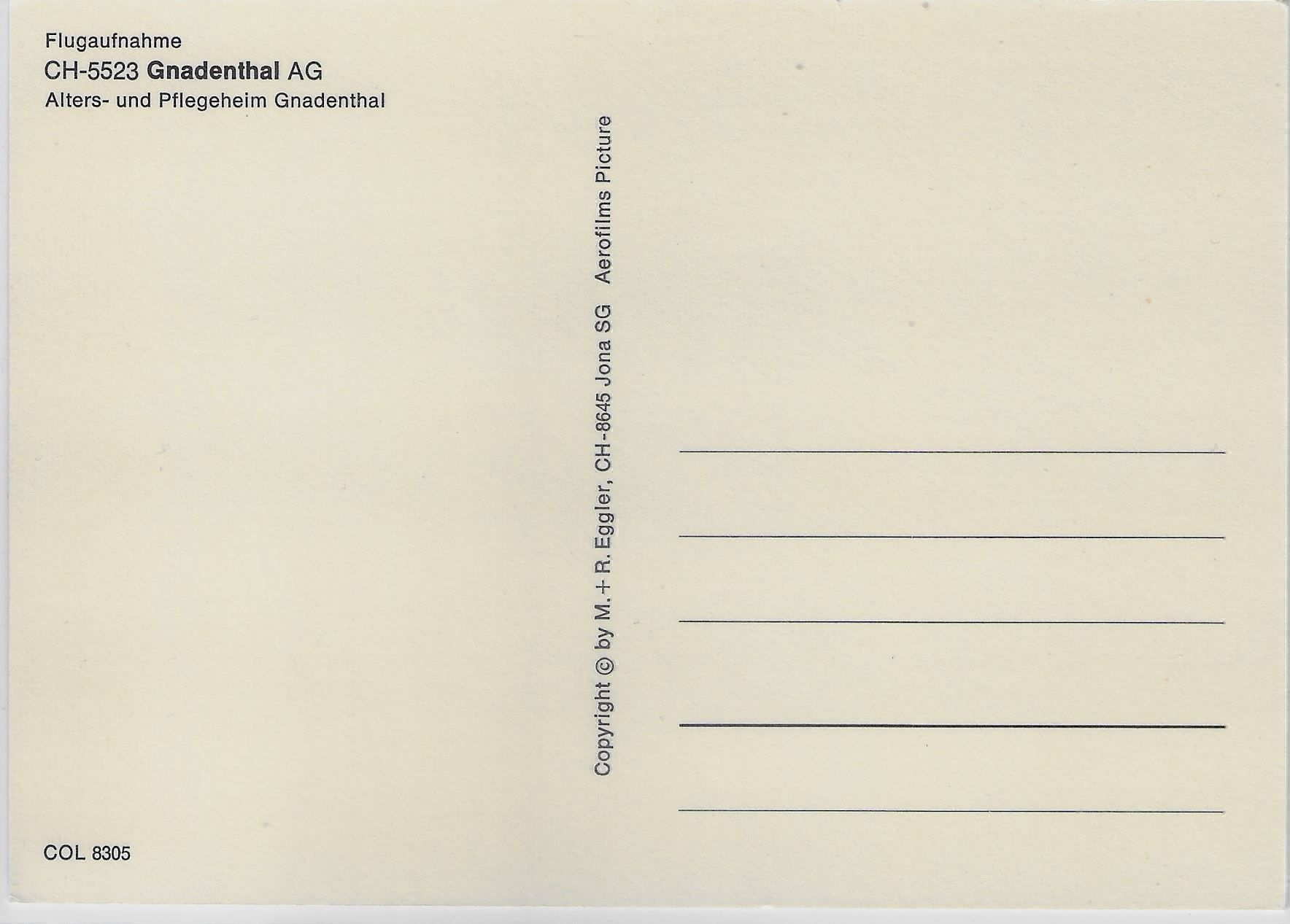 Cartoline postali: Flugaufnahme Gnadenthal AG – Antico da Ettingen venduto da Kartenplanet 1
