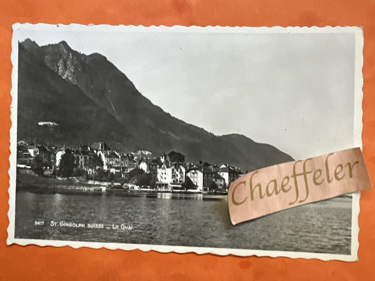 Ansichtskarten: Ansichtskarte St. Gingolph Suisse, Le Quai, mit Feldpoststem – Gebraucht aus Zürich von Chaeffeler