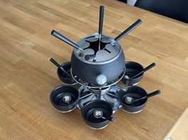 Fleisch-Fondue-Set für vier Personen