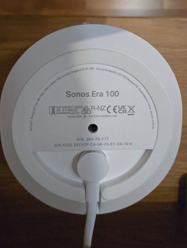 Sonos Casse acustiche: Sonos Era 100 blanche – Usato da St-Prex venduto da Yaugustin 1
