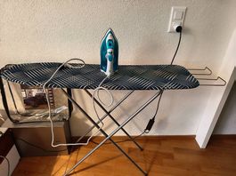 Iron and ironing board