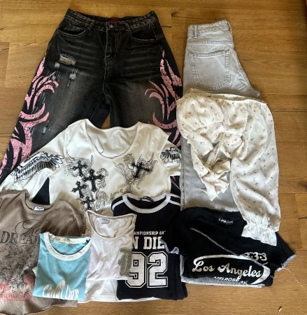 Tolles Paket für Mädchen xs-xxs-32 Pull&Bear, Cropp etc
