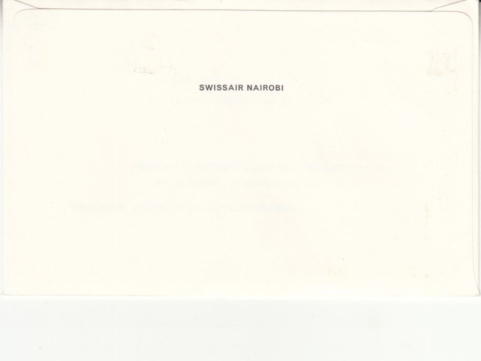 Tutti i francobolli: SLH RF 67.18b Nairobi-Genève – Usato da Bürglen TG venduto da StampGraf 1
