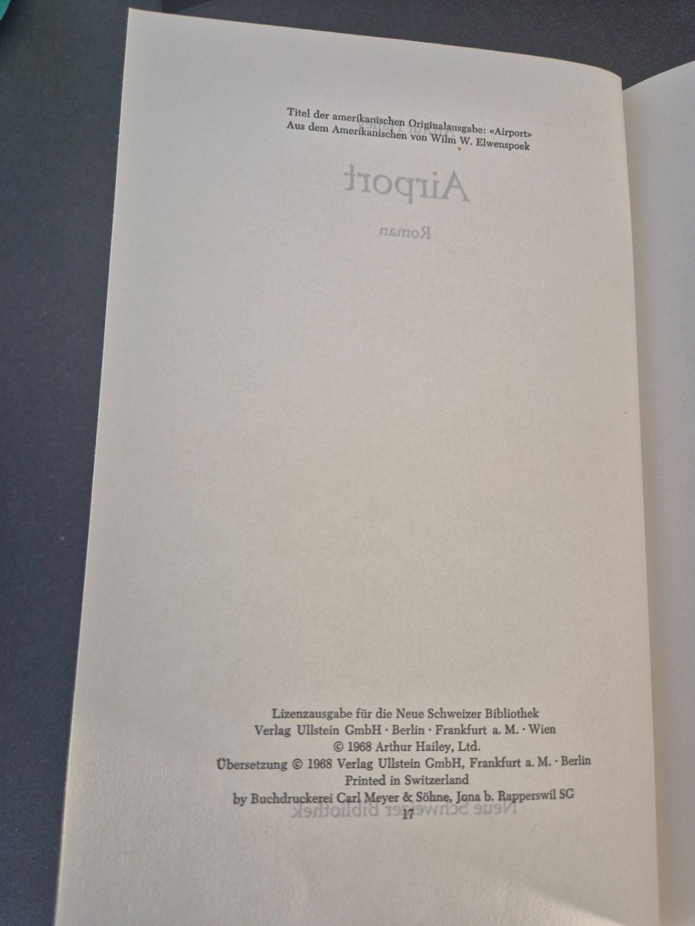 Bücher: Arthur Hailey: Airport - Spannender Roman – Gebraucht aus Eglisau von nicij79 3