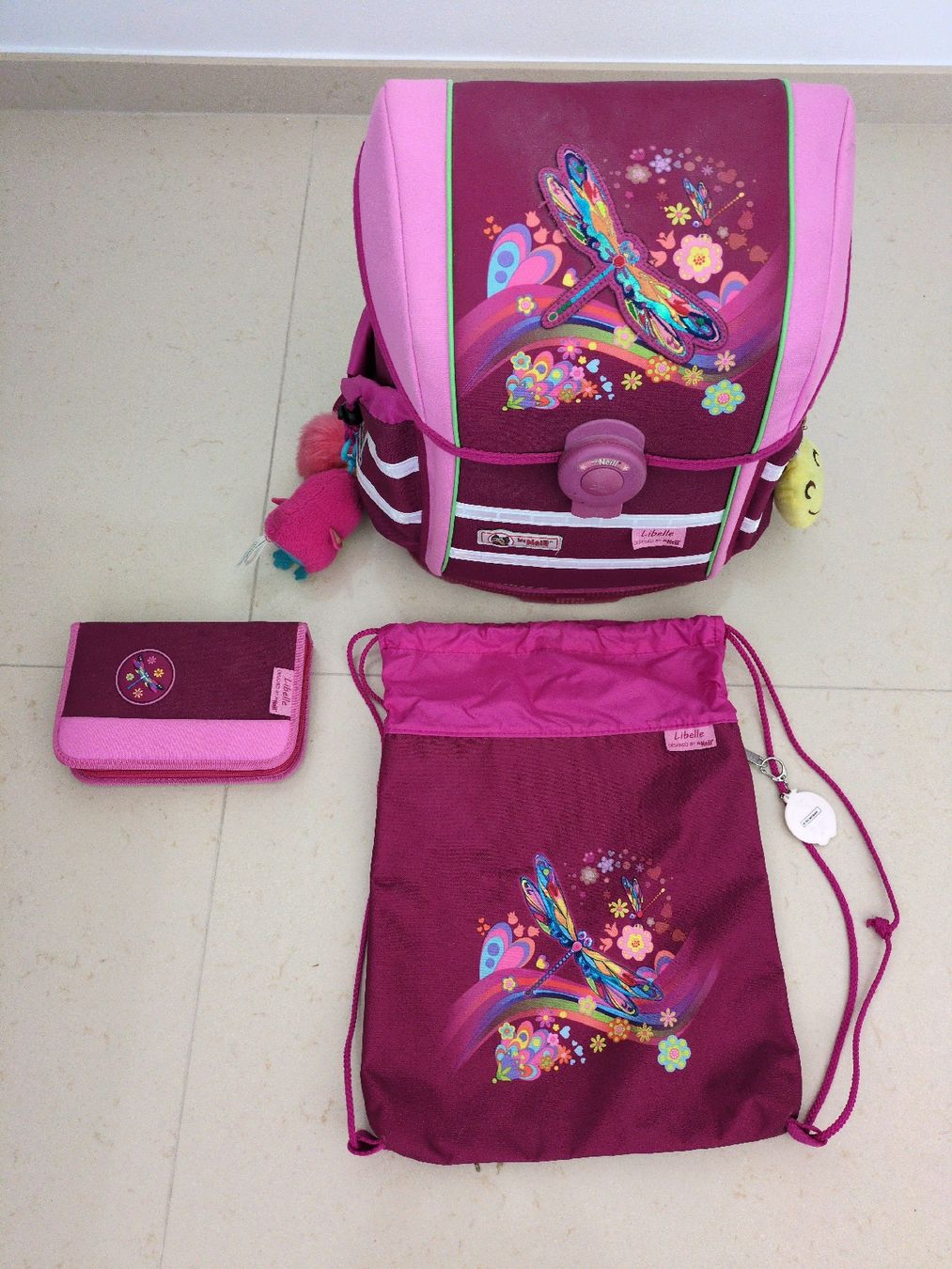Mc Neill Borse & Zaini: Pinker Libellen Rucksack  – Usato da Zürich venduto da ric_r2ss 6