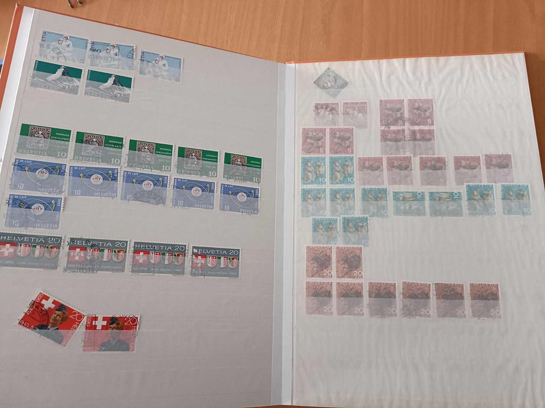 Alben: Briefmarken Sammlung – Gebraucht aus Luzern von tristan696 4