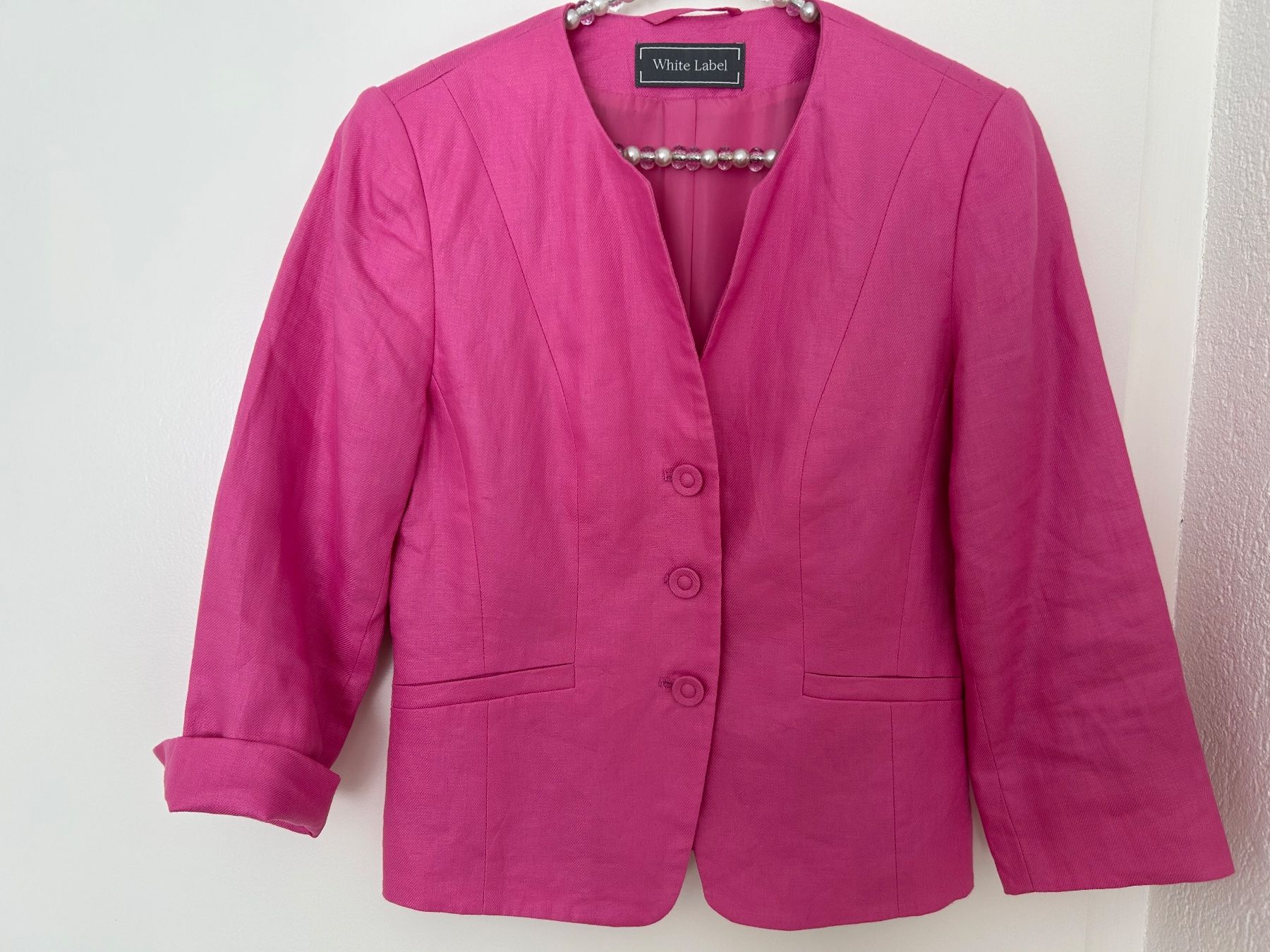 Giacche: Schicker Pinker Blazer von White Label, Gr. 36, Sommerlich! – Usato da Horn venduto da Resvi 2