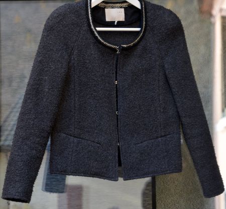 IRO Blazer Tweed-Jacke Wolle / laine S