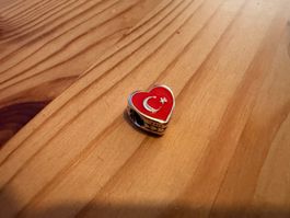 PANDORA Charm ''TÜRKIYE'' Herz (925 Silber)