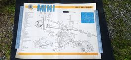 Mini shop Zeichnung drawing Rear Suspension AKD 4265 P. 1090