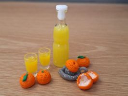 Orangensaft Set Handgemacht, auch für Maileg