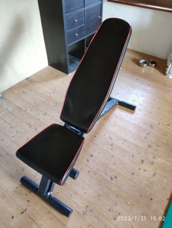 Ypuxil Hantelbank Klappbar - Verstellbare Trainingsbank Bis 200kg Für Zuhause