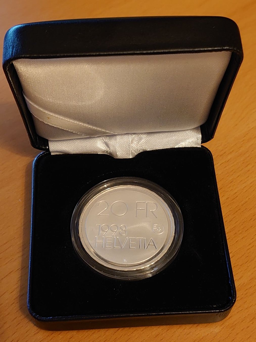 Alle Münzen: 20 Franken "C. F. Meyer" 1998 Probe (Silber) – Neu und originalverpackt aus Pfungen von Aguti77 3
