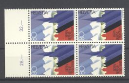 1991, Sonderpostmarke I, Viererblock  **