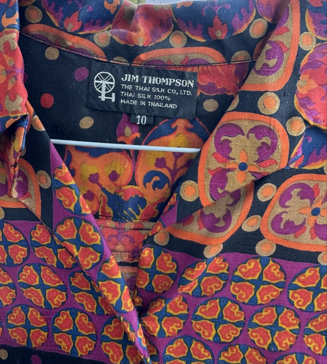 Camicette: Camicia Jim Thompson Thai Silk, taglia M – Nuovo (secondo la descrizione) da Locarno venduto da tos_tgc9 1