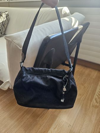 gebrauchte, schwarze Benetton Handtasche