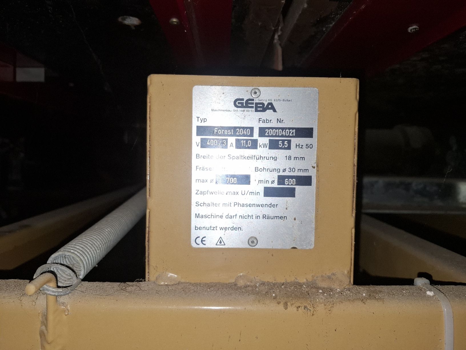 Geba Sägen: Brennholzfräse GEBA – Gebraucht aus Oberrickenbach von Host83 2
