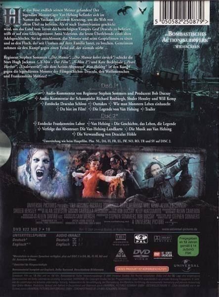 Tutti i DVDs: Van Helsing (Collector's Edition, 2 DVDs – Usato da Horn venduto da Wings0 1