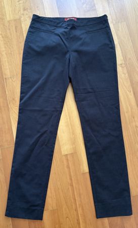Max Mara Studio Hose Stoffhose 40 42 braun Seide Baumwolle