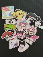 Lot de 13 autocollants Sanrio personnages hello Kitty 