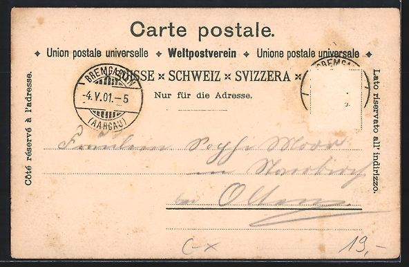 Cartoline postali: Litho Davos, Kinder-Kostümfest 1901, Sa – Usato da Berlin venduto da bartko-reher 1