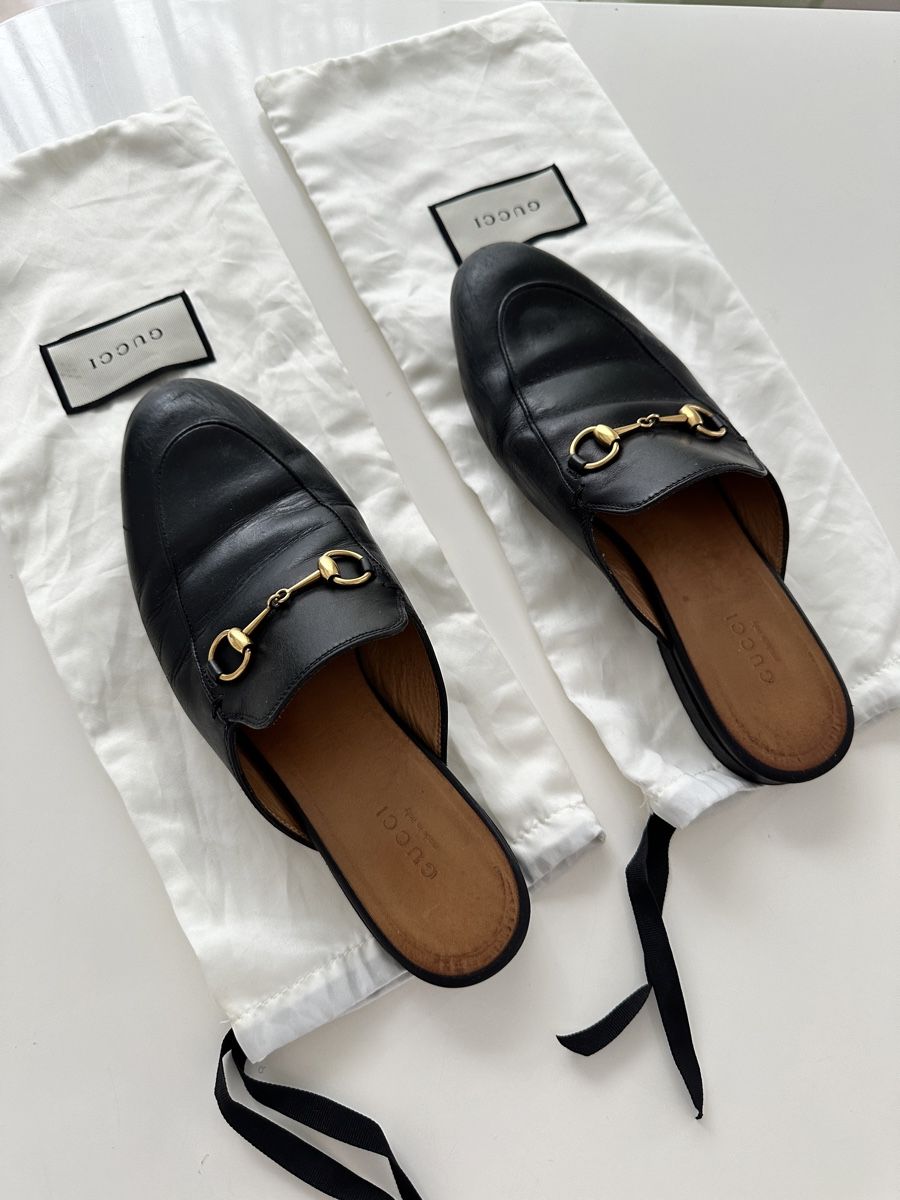 Gucci Scarpe da donna: GUCCI PRINCETOWN LEDER-HAUSSCHUHE – Usato da Affoltern am Albis venduto da hannahmilely 1