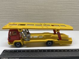 Siku 3419  1:55 Autotransporter Mercedes Benz gelb rot 