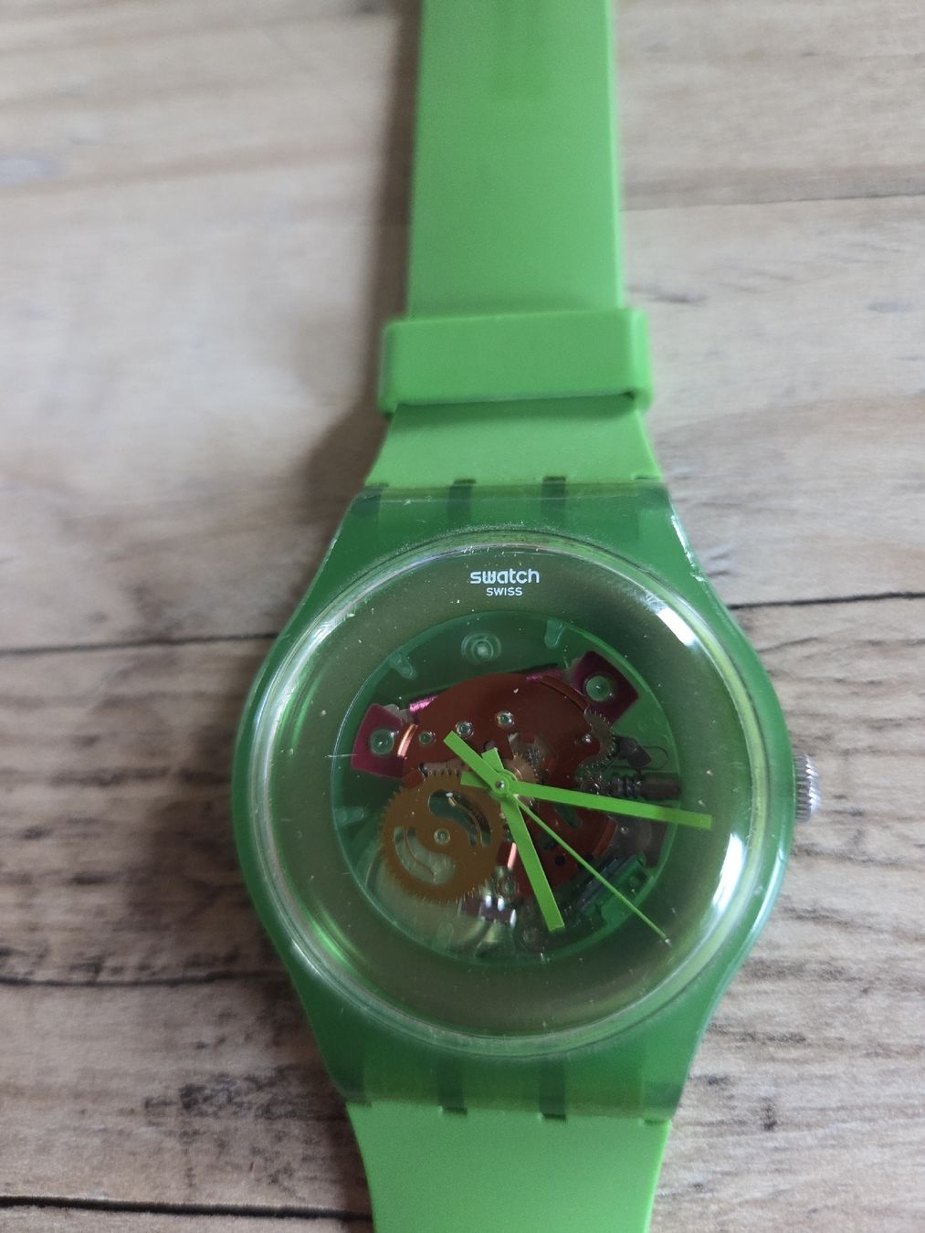 Swatch Orologi: Swatch Green Lacquered – Usato da Rain venduto da gary777 1